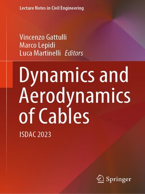 cover image of Dynamics and Aerodynamics of Cables